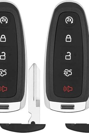 ey Fob Replacement for 2012-2019 Ford Focus/ 11-15 Edge Explorer/ 17-20 Escape/ 15-17 Expedition/ 13-19 Flex Taurus