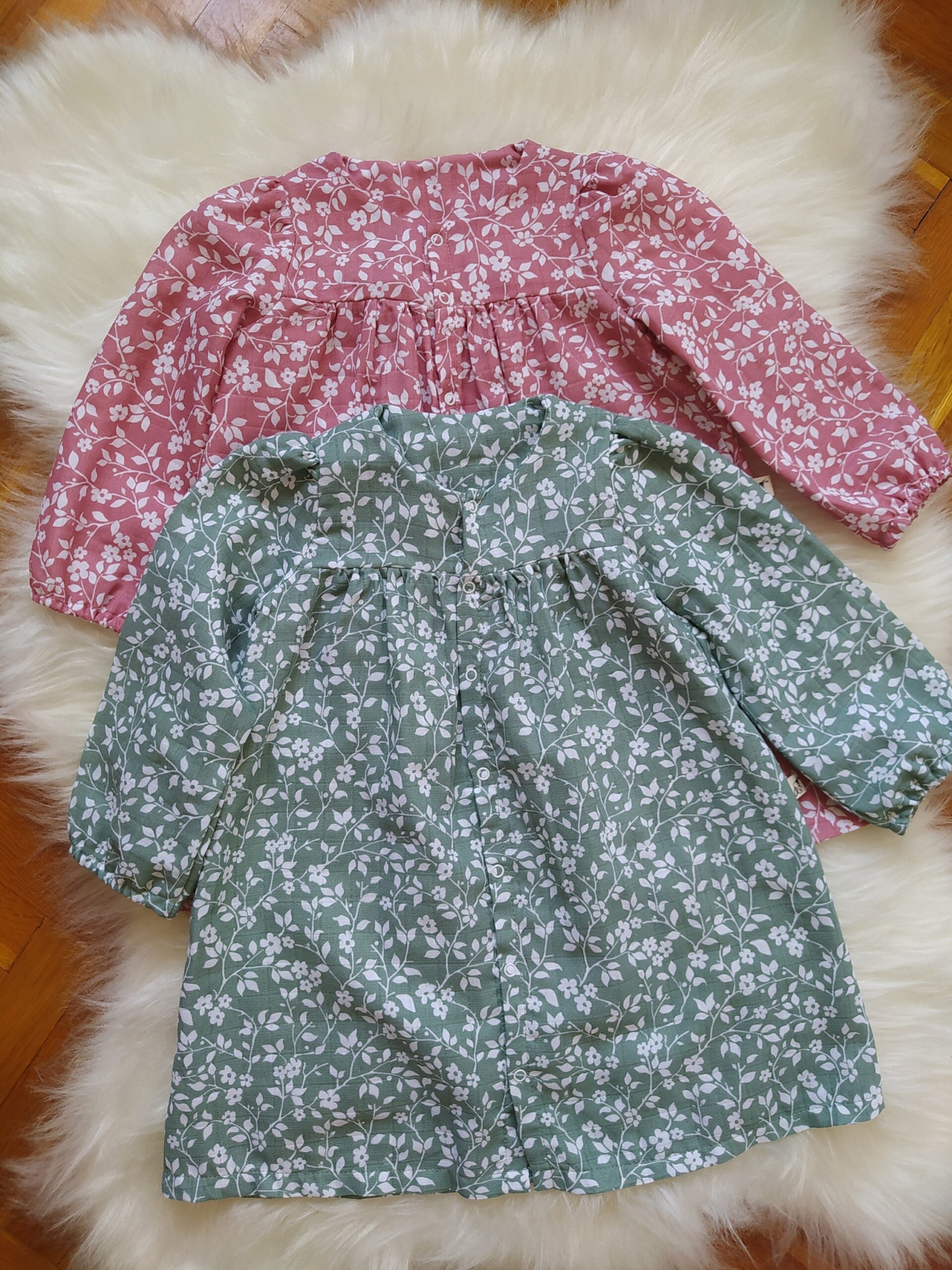 Flowery Baby Girl Dress - Image 4