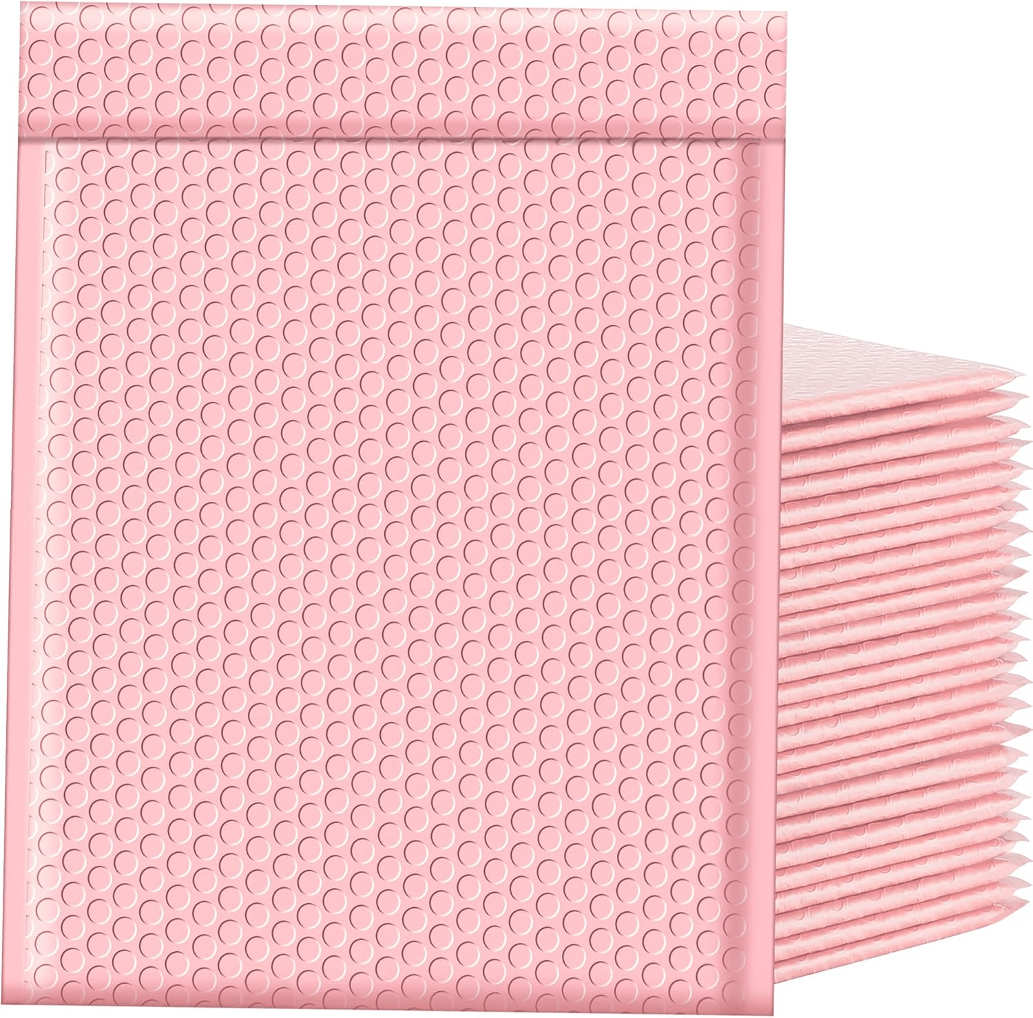 Famagic Bubble Mailers 8.5×12 Inch 25pc Light Pink Shipping Bags, Chic Packaging Bags For Small Business, Colored Padded Mailing Envelopes, Opaque Matte Self Seal Bubble Poly Mailers Bulk #2